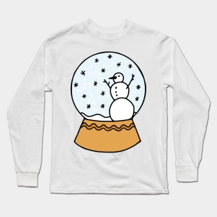 Winter Wonderland Snow Globe Long Sleeve T-Shirt